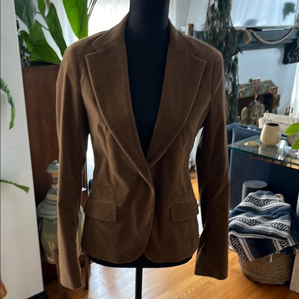Vintage Theory made in USA Brown velvet Blazer 8